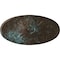 Ekena Millwork Madrid Ceiling Medallion, Hand-Painted Bronze Blue Patina, 24 3/4"W x 12 1/2"H x 1 3/4"P CM24X12MABBS - alternate 1